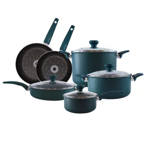 10 Piece Non Stick Aluminum Cookware Set