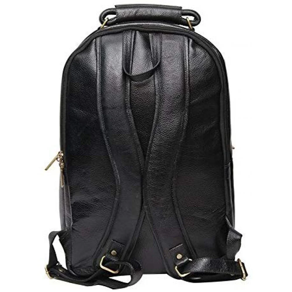 18 inch Leather Laptop Backpack