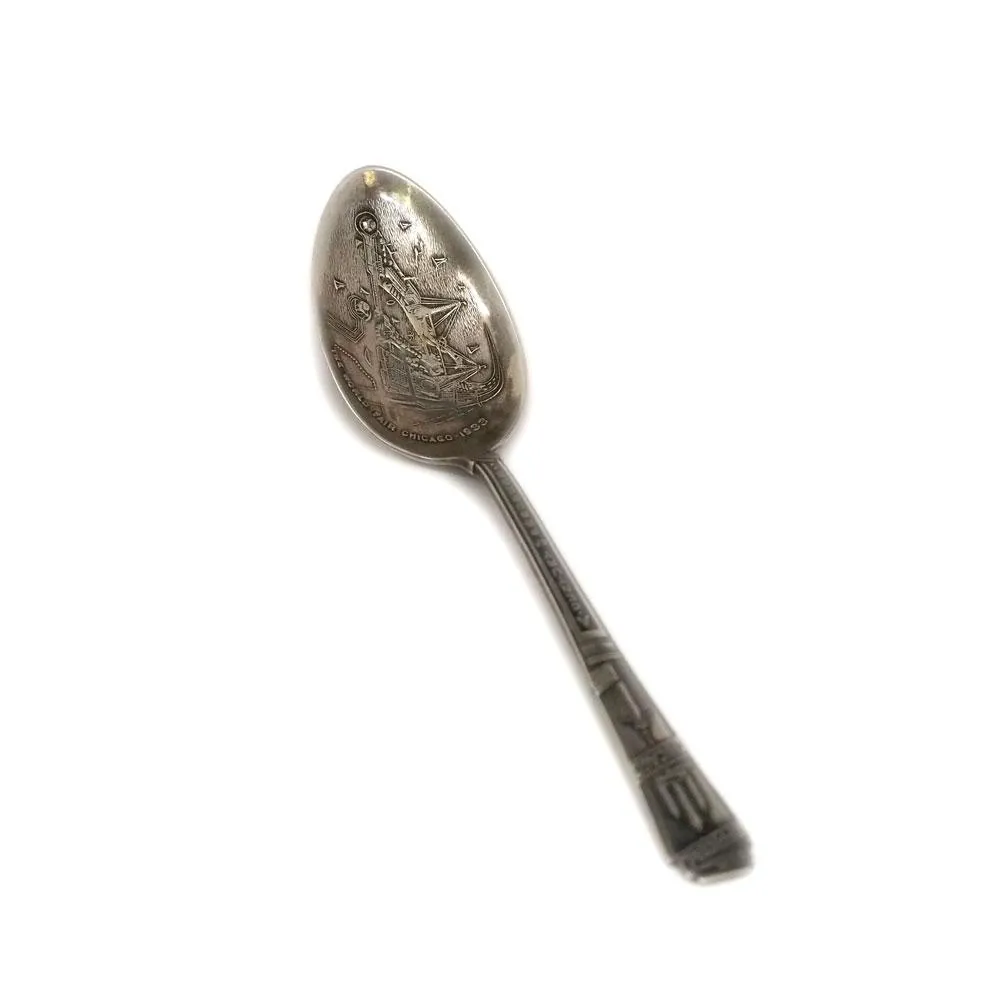 1933 Chicago World Fair Century of Progress Sterling Souvenir Spoon