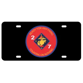 2nd Battalion 7th Marines License Plate