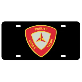 3rd Marine Division License Plate