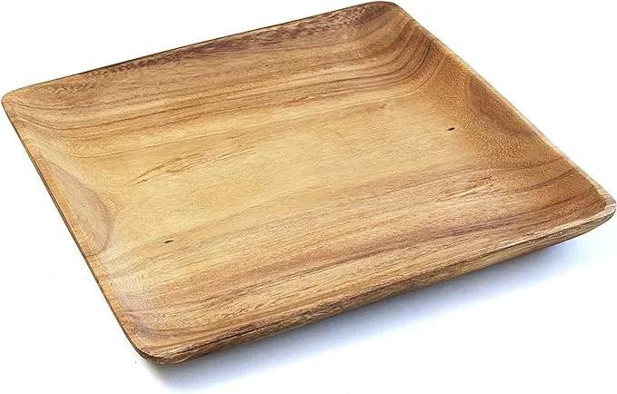 Acacia Wood 10 Square Plate