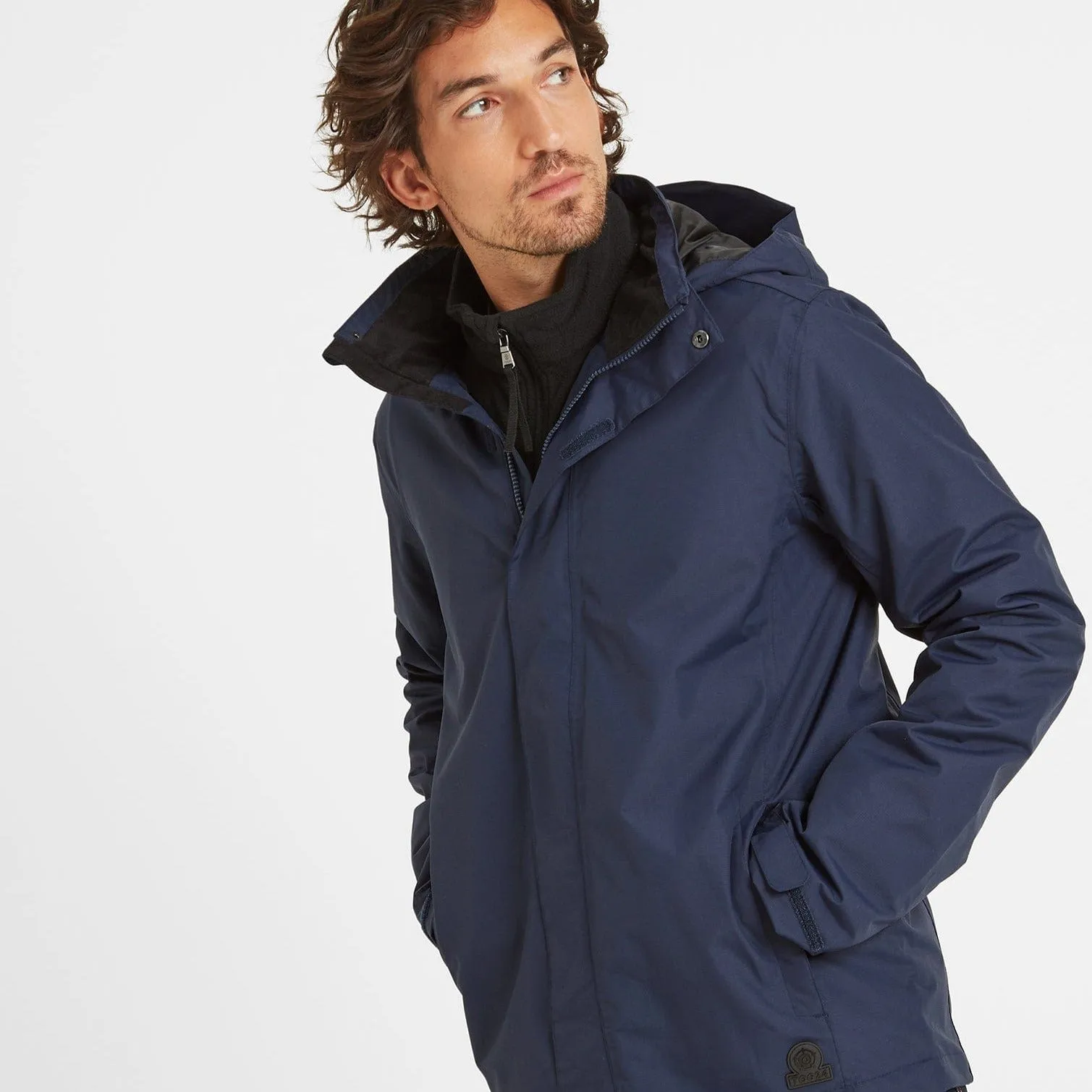 Airton Mens Waterproof Jacket - Navy