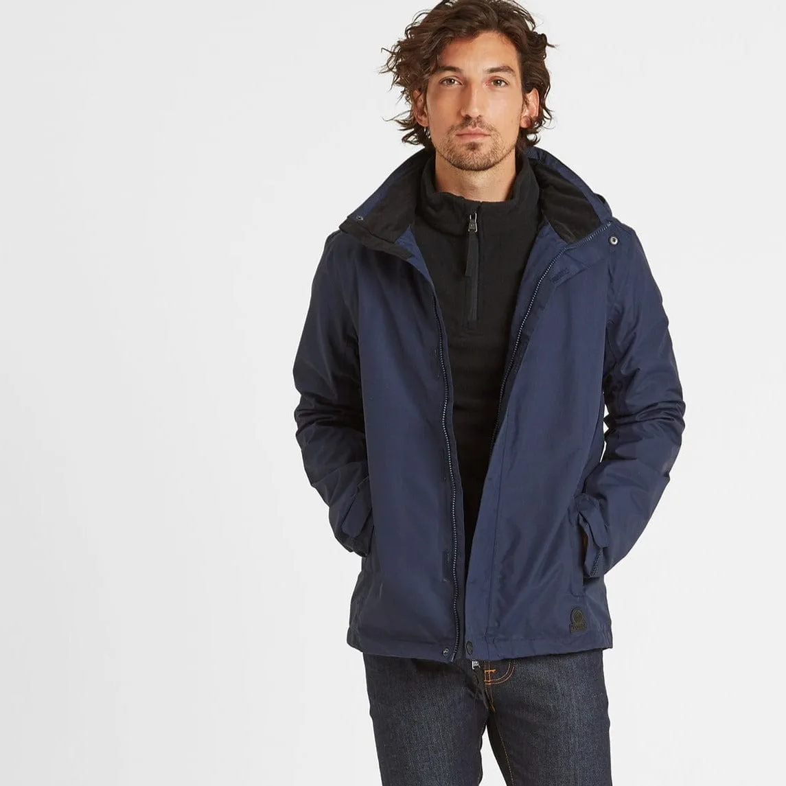 Airton Mens Waterproof Jacket - Navy