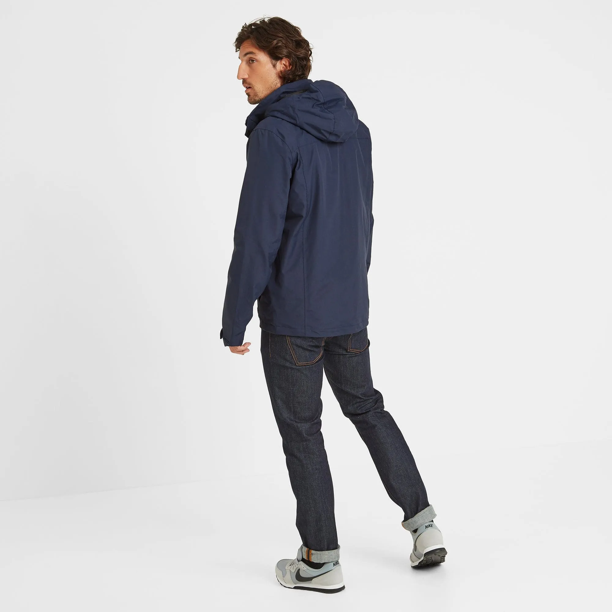 Airton Mens Waterproof Jacket - Navy