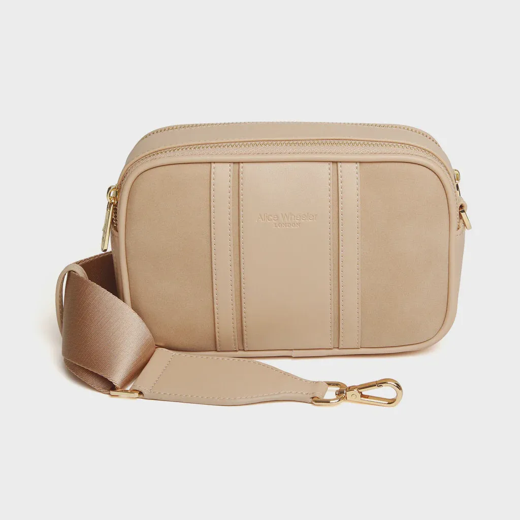 Alice Wheeler Madrid Camera Cross Body Bag Sand