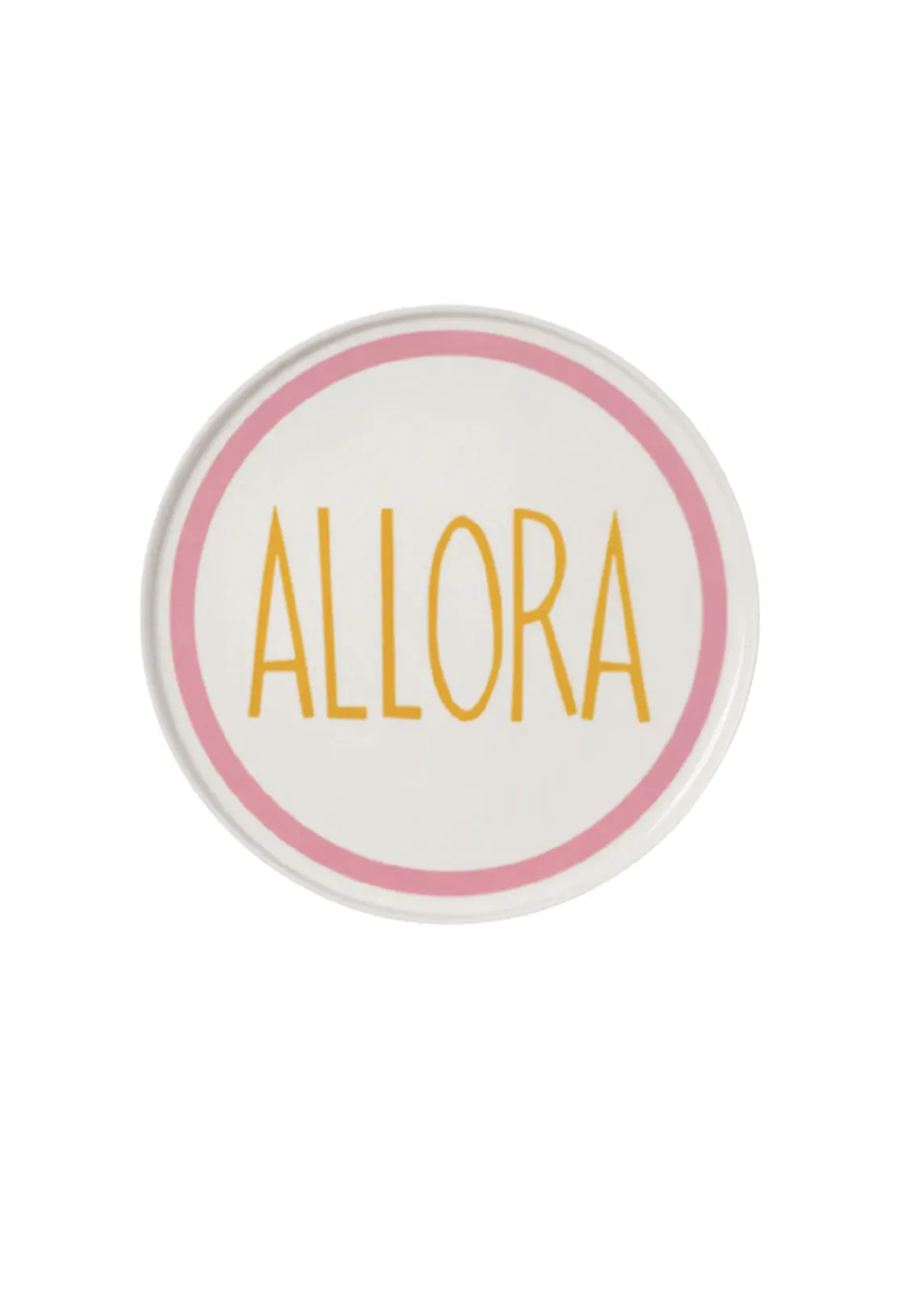 ALLORA PLATE PINK