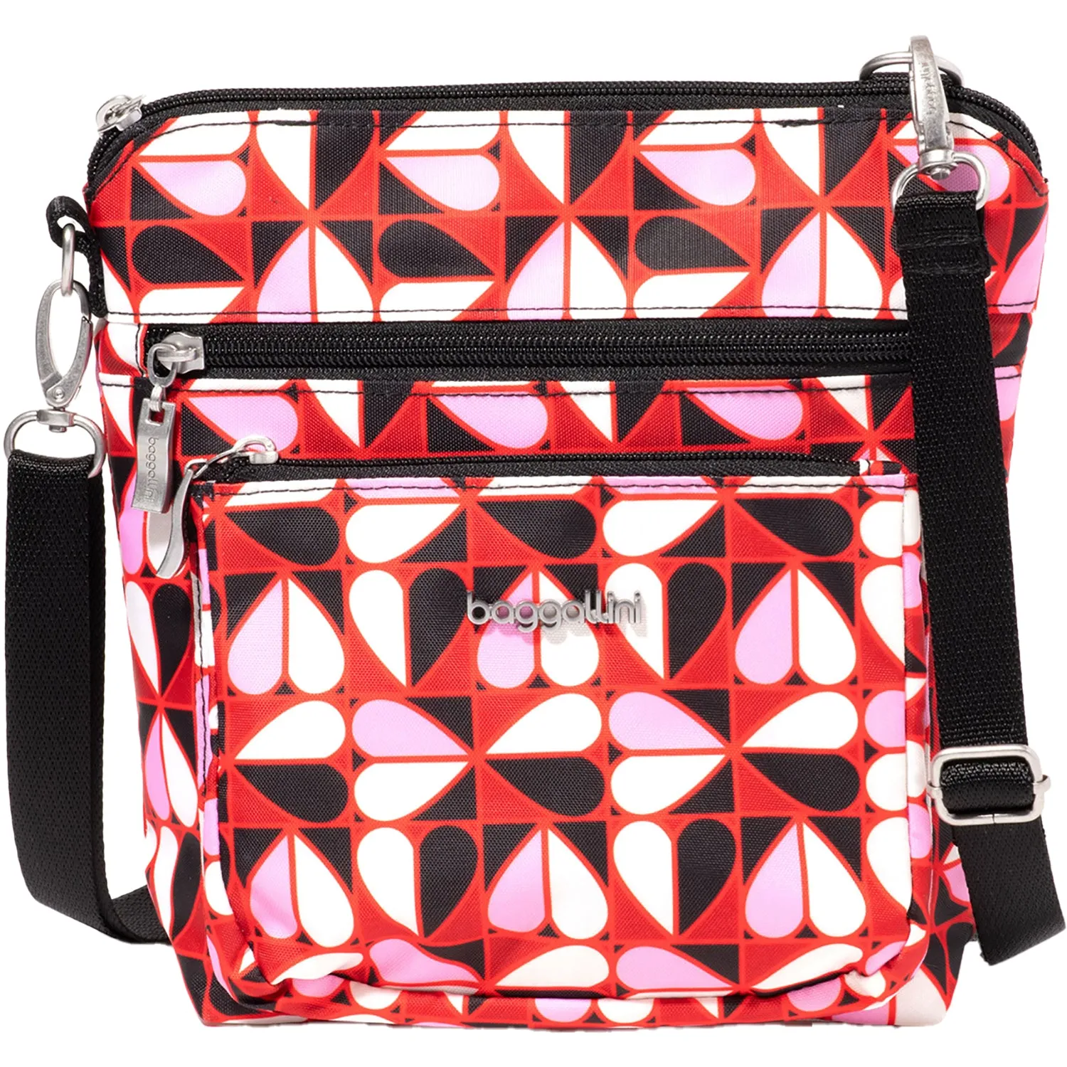 Baggallini Modern Pocket Crossbody Geo Heart