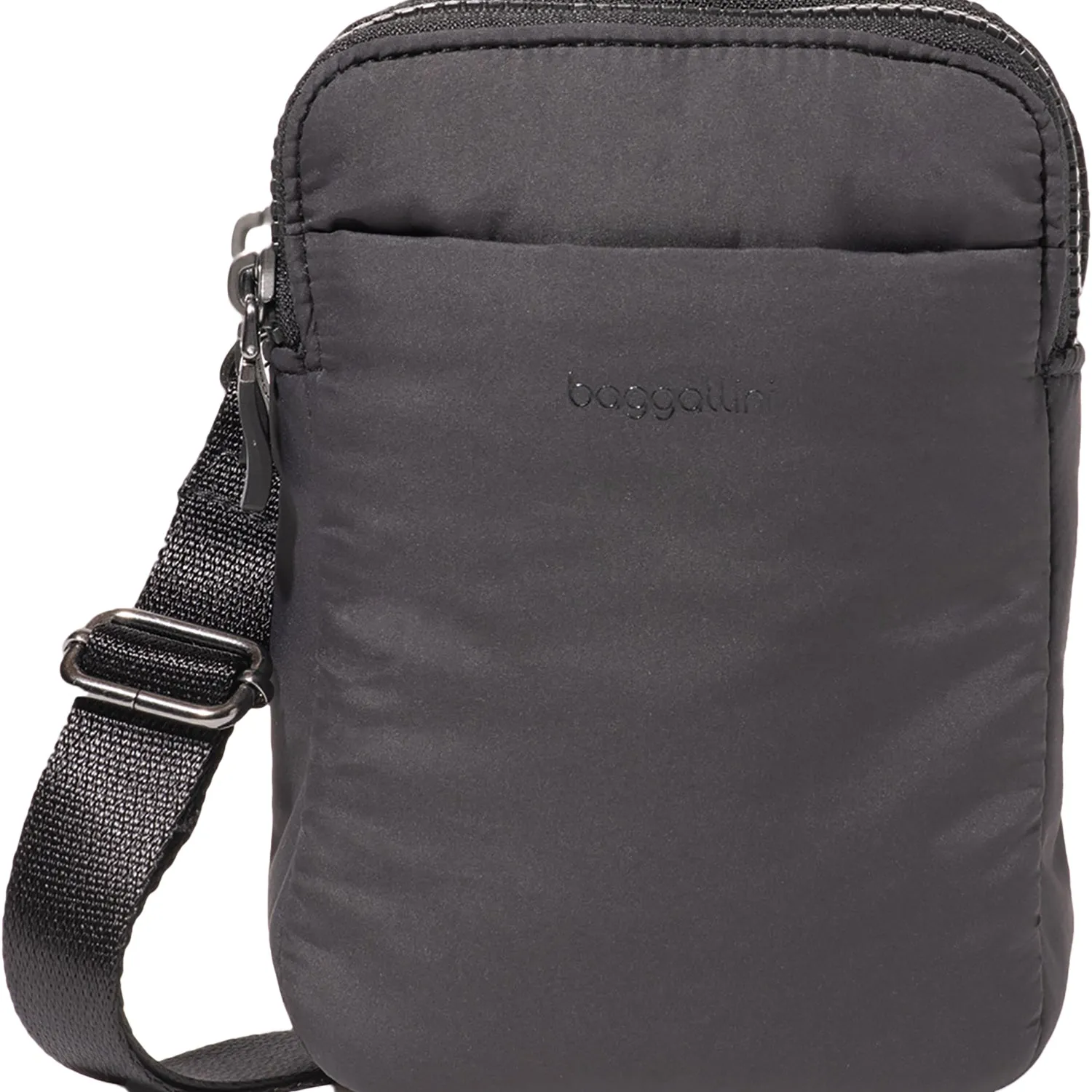 Baggallini Modern Take Two RFID Crossbody Black Puff