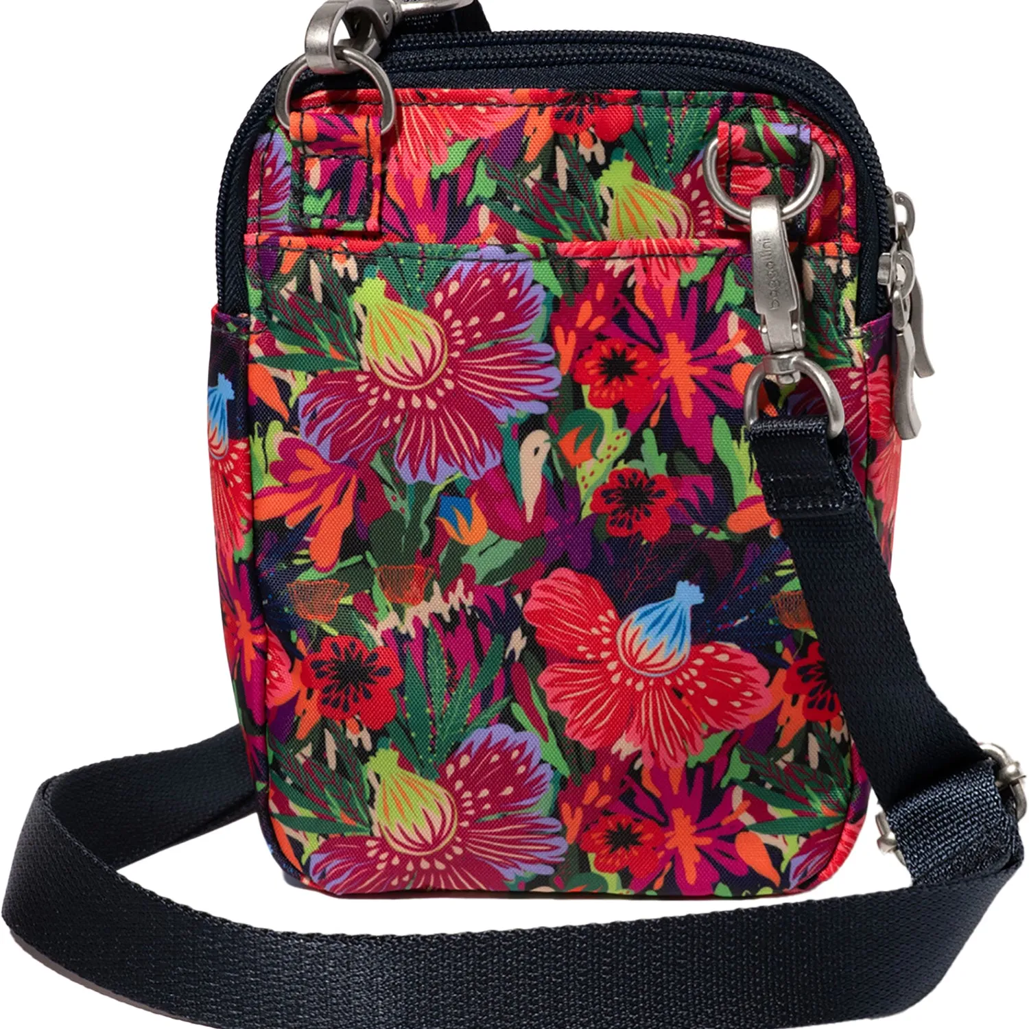 Baggallini Modern Take Two RFID Crossbody Tropical Floral