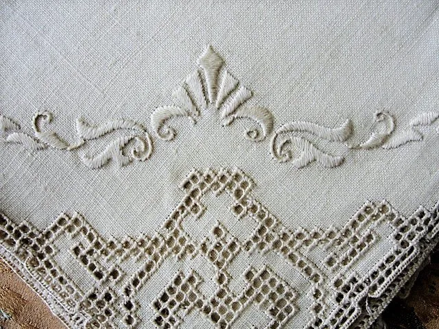 BEAUTIFUL Vintage Italian Linen Napkins Set Beautiful Quality Table Linen Perfect Wedding Bridal Gift Collectible Vintage Linens