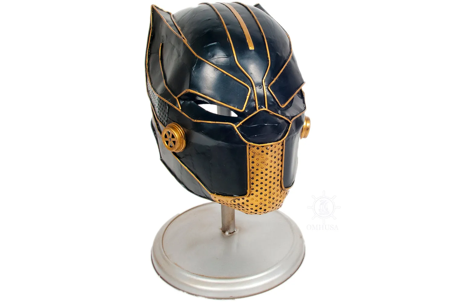 Black Panther Helmet Metal Handmade