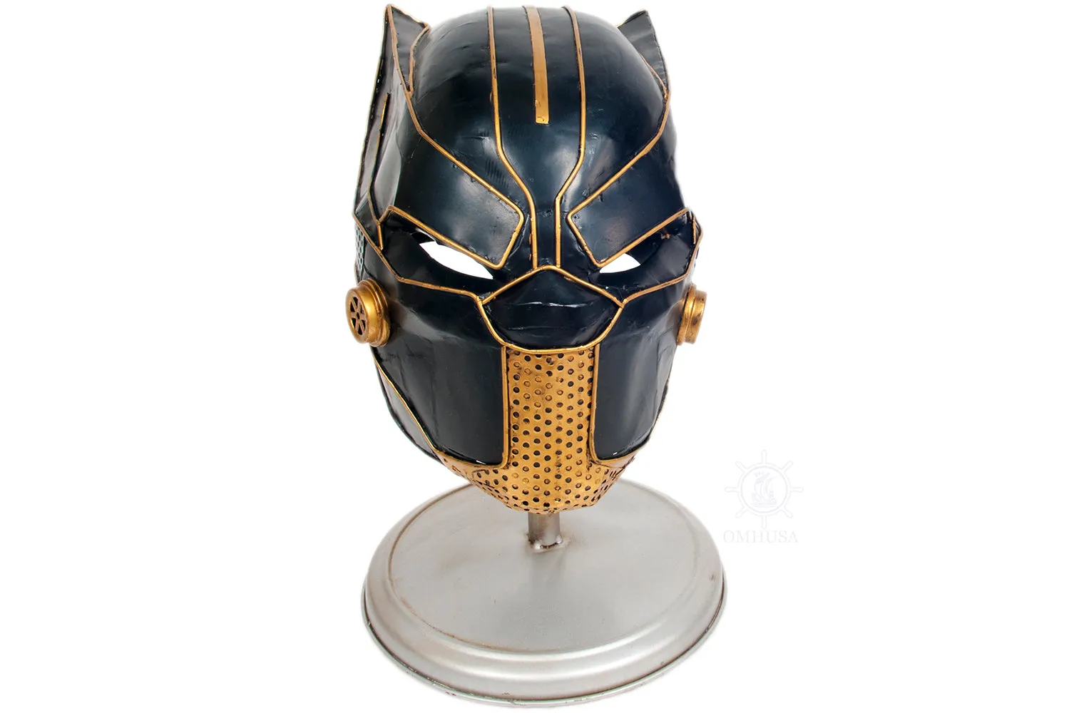 Black Panther Helmet Metal Handmade