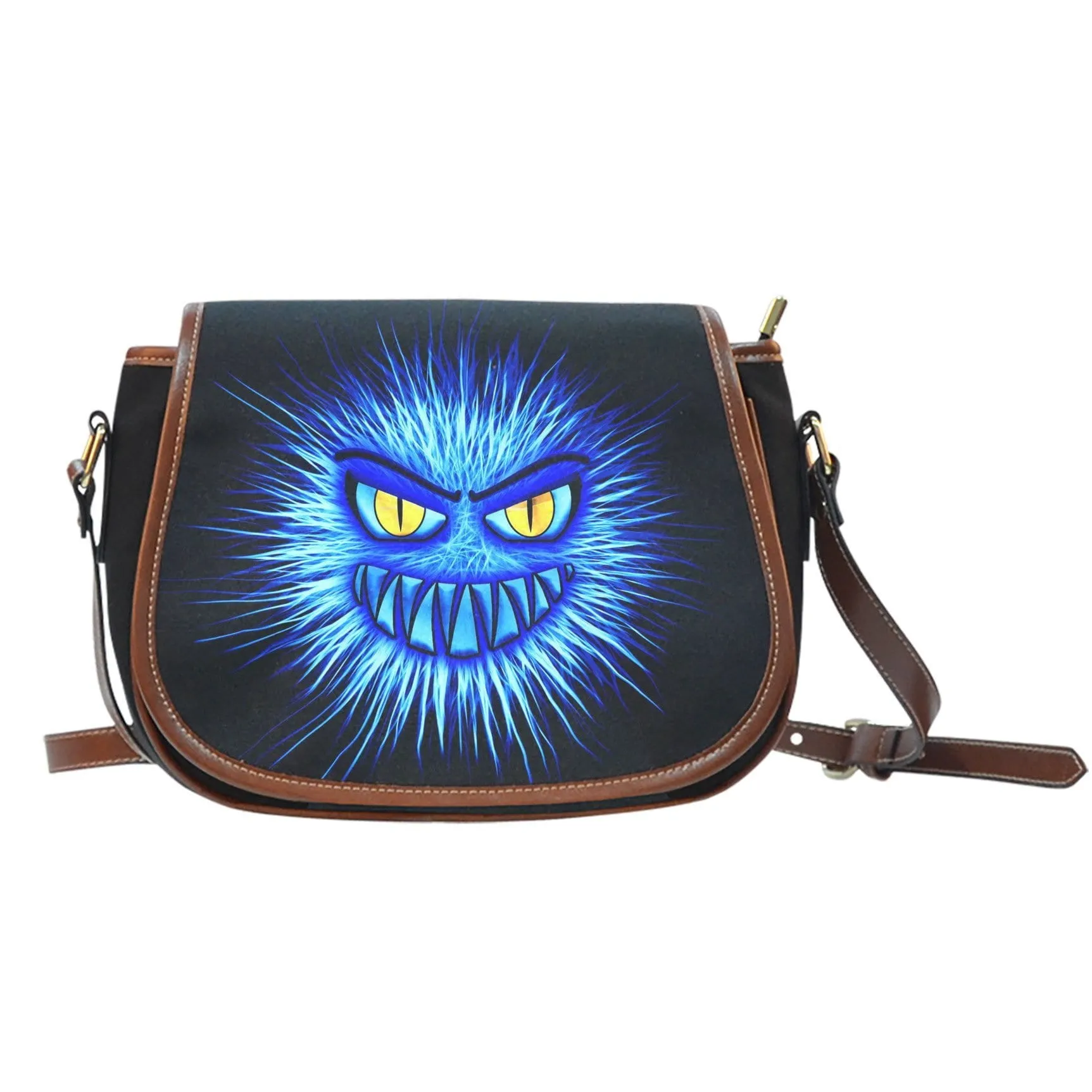 Blue Monster Shoulder Saddle Bag