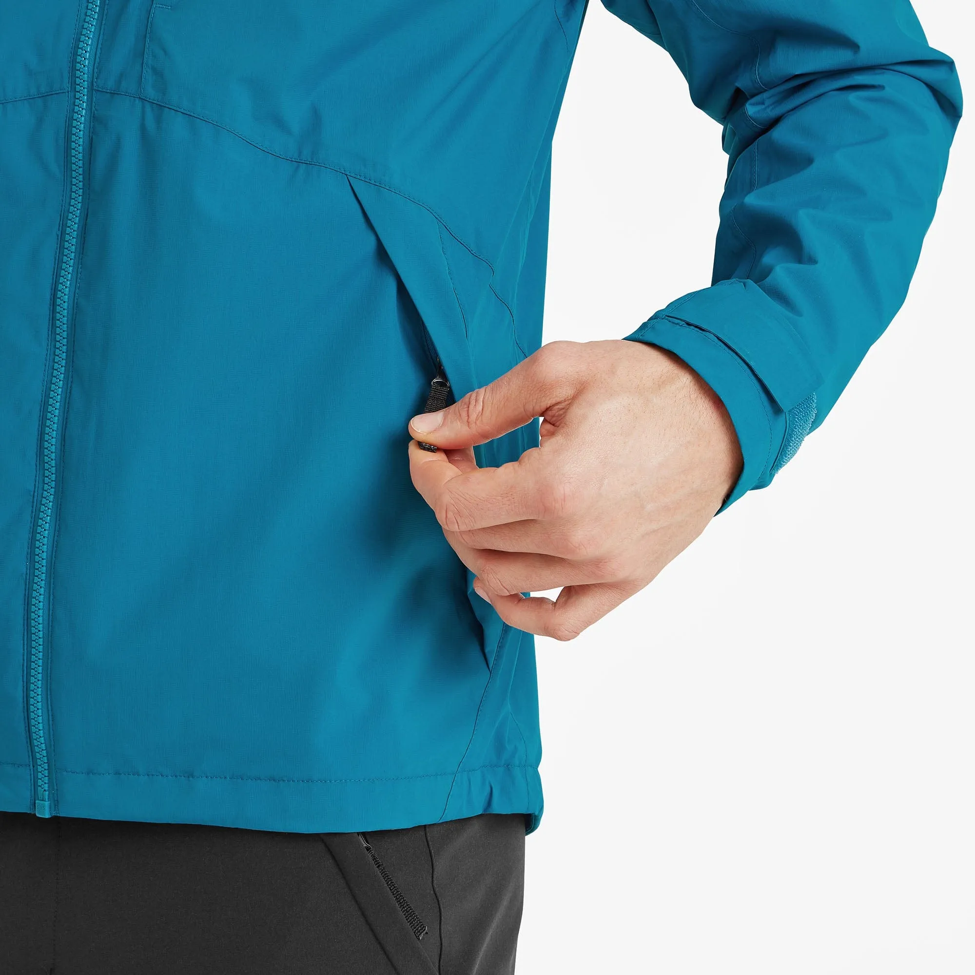 Brigsteer Mens Waterproof Jacket - Peacock Blue