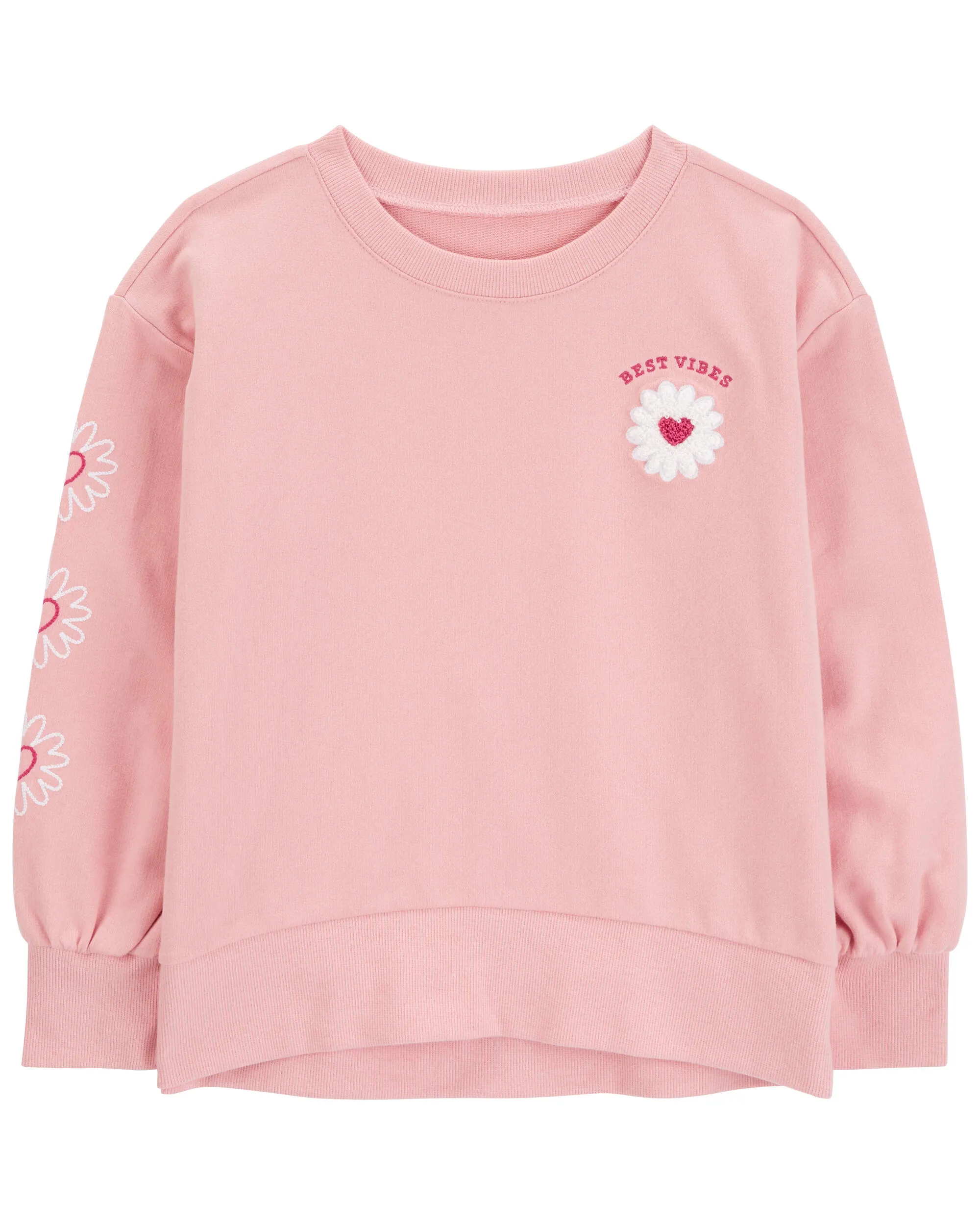 Carters Oshkosh Kid Best Vibes Crew Neck Pullover