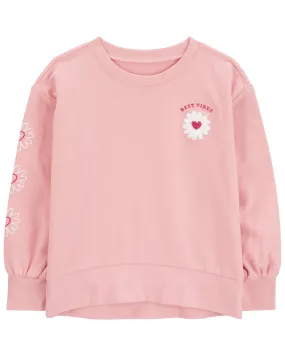 Carters Oshkosh Kid Best Vibes Crew Neck Pullover