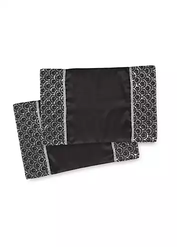 Catherine Lansfield Deco Sequin Set of 4 Placemats - 30 x 46cm | Kaleidoscope