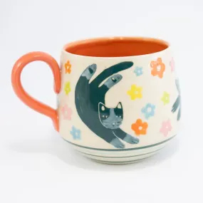 Cats and Flowers Mug