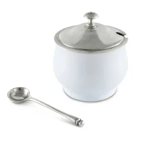 CLASSIC SUGAR BOWL WITH SPOON