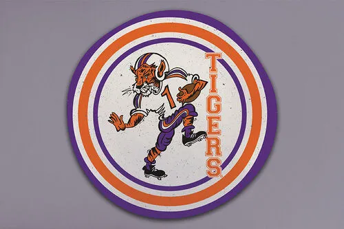 Clemson Melamine Plate