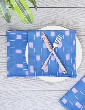 Cloth Napkins- Playful Blue - Set of 4