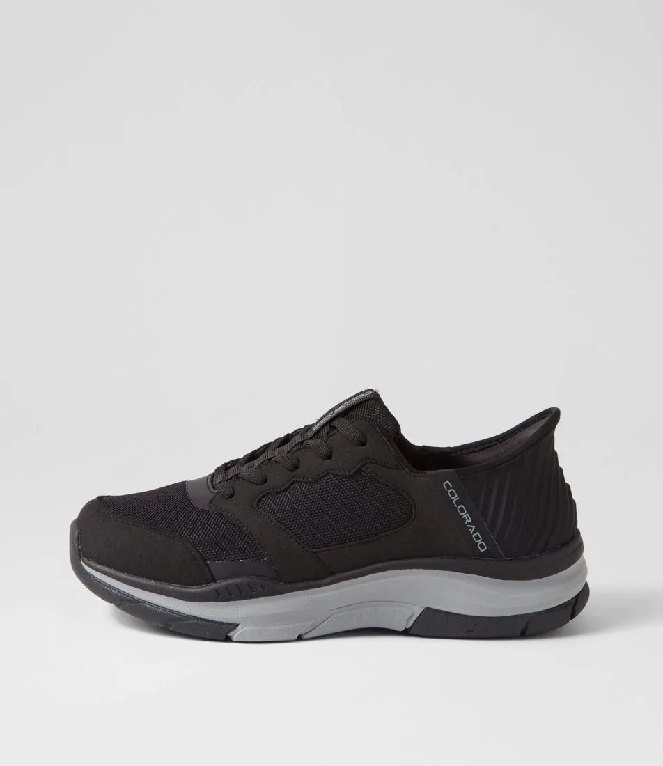 COLORADO Zed Black Mesh Sneakers