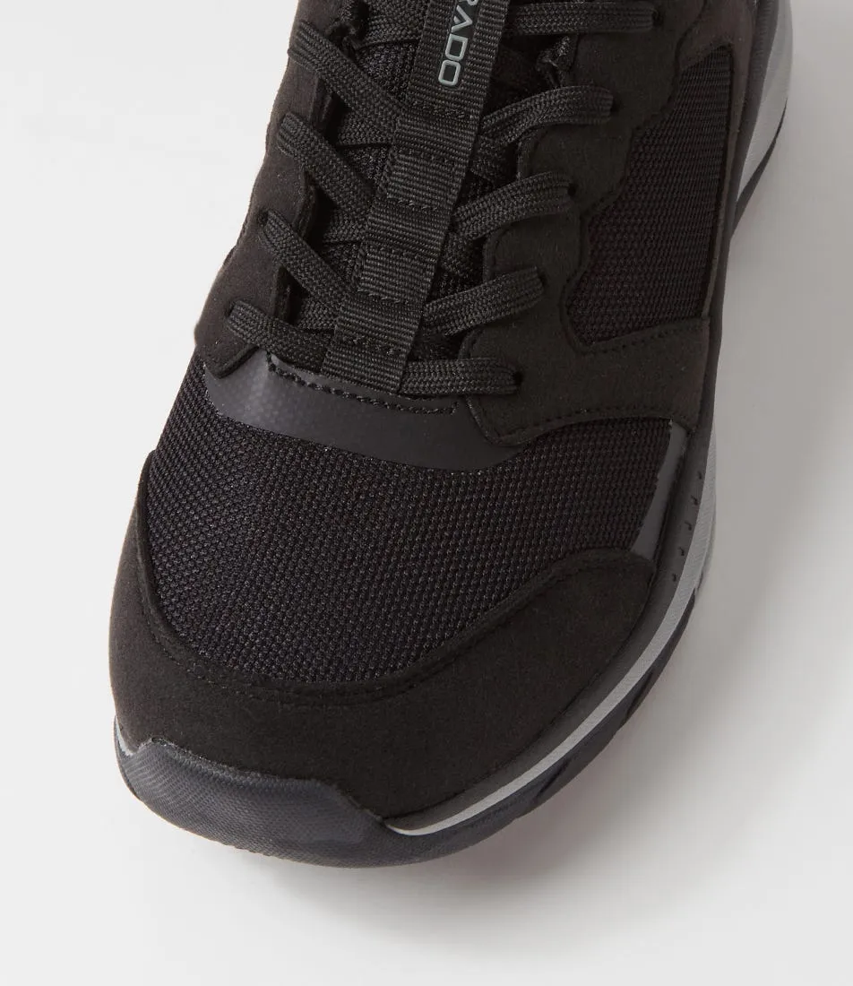 COLORADO Zed Black Mesh Sneakers