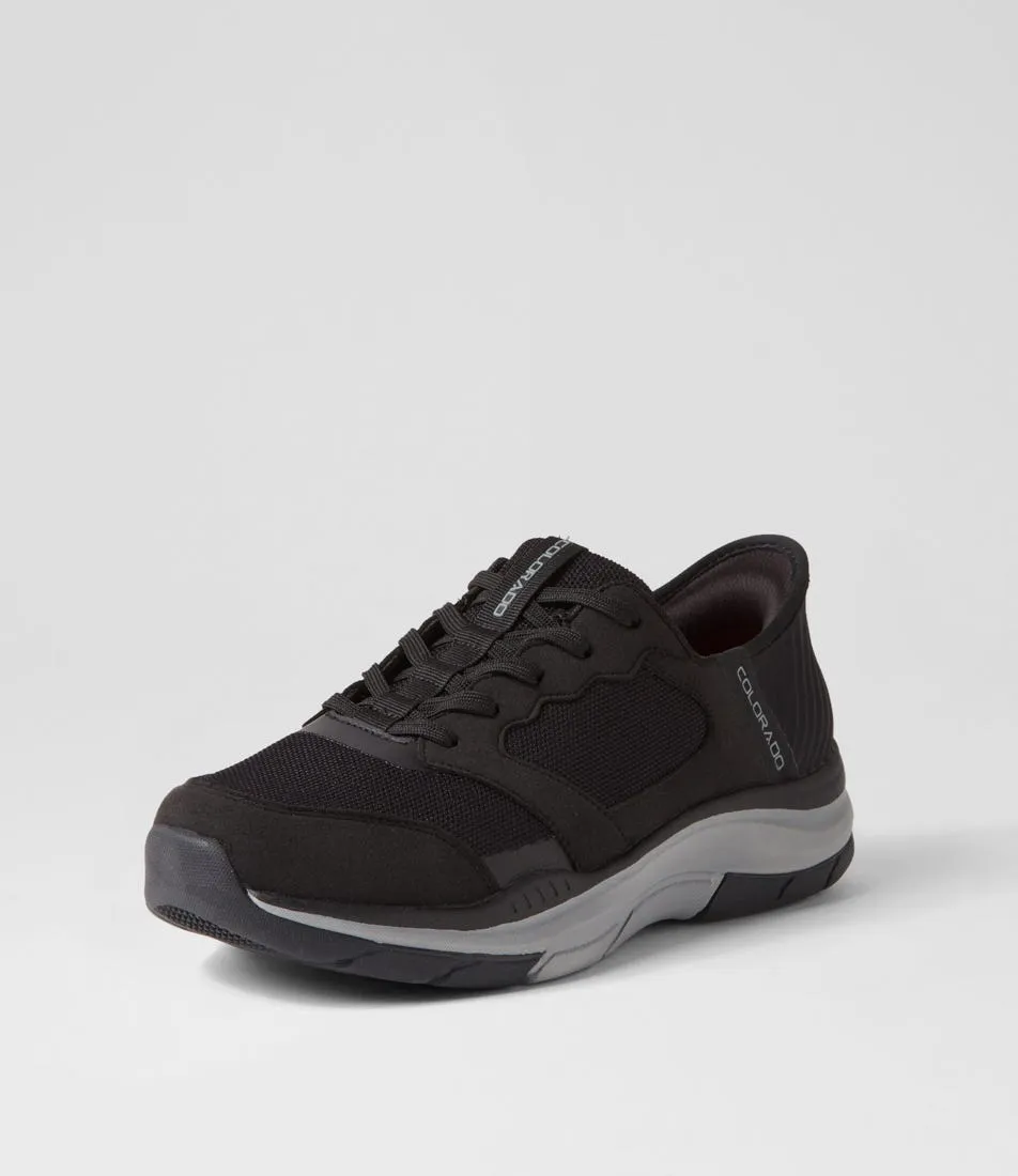 COLORADO Zed Black Mesh Sneakers