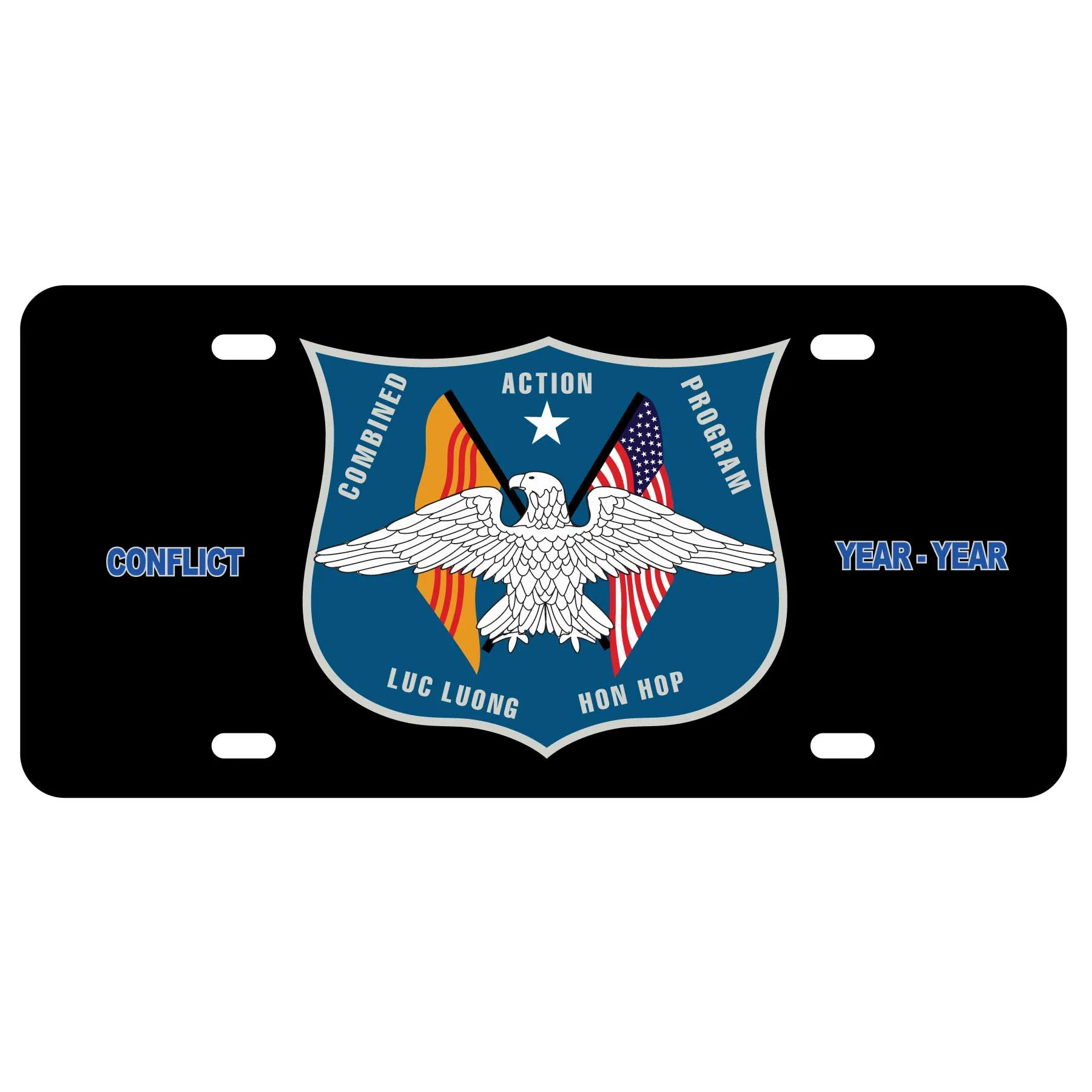 Combined Action Program License Plate