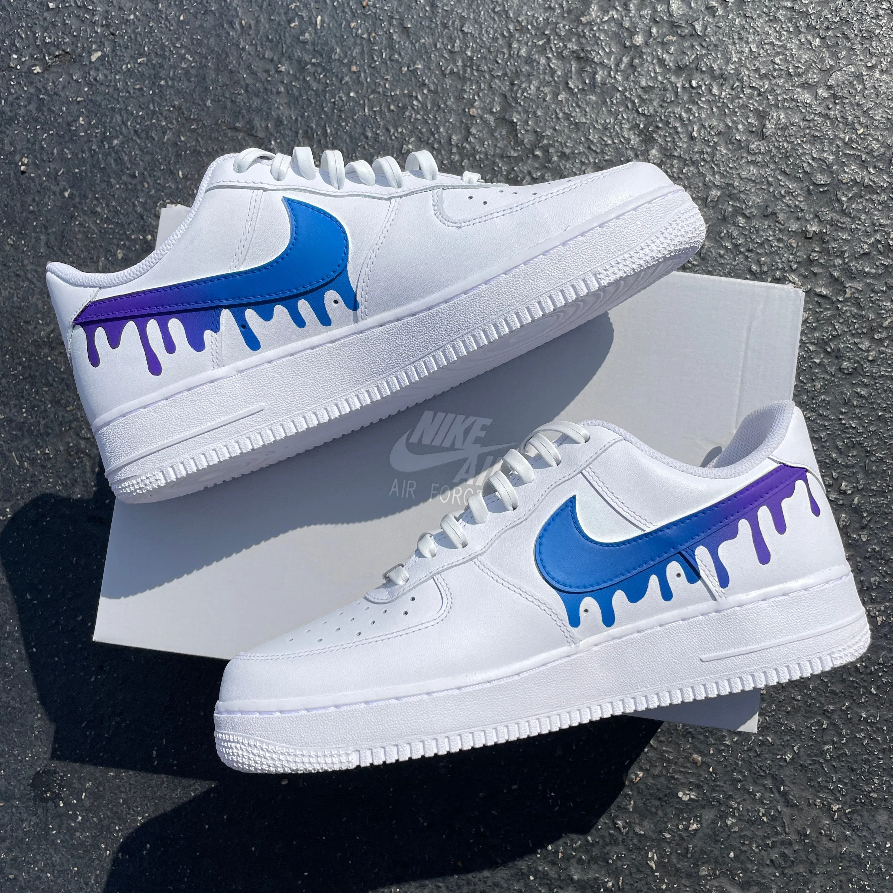 Custom Nike Air Force 1 -  Ombre Drip