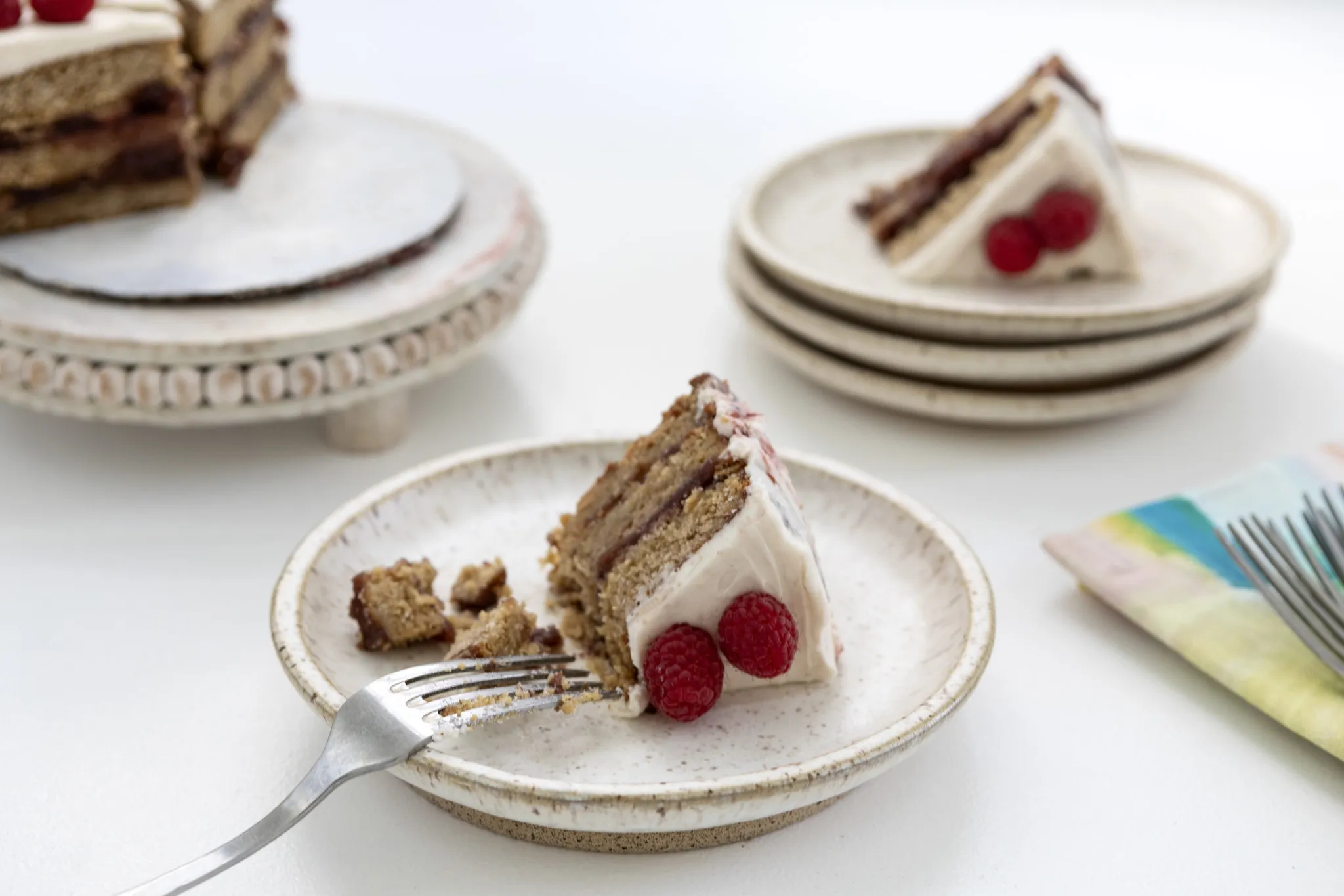 Dessert Plate in Sea Foam