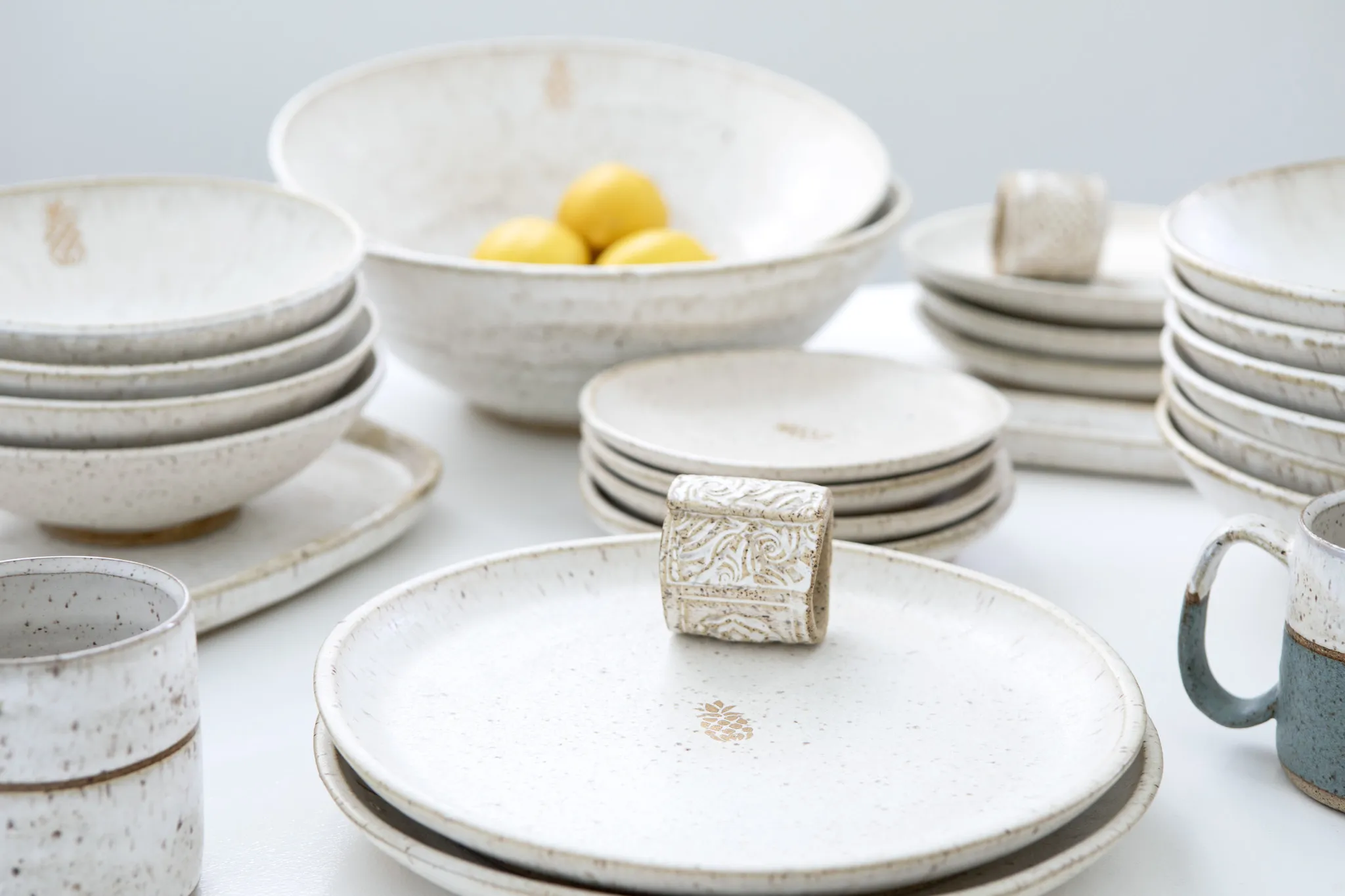 Dessert Plate in Sea Foam