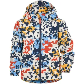 Didriksons Kids' Droppen Printed Jacket 2 Multi Algae | Buy Didriksons Kids' Droppen Printed Jacket 2 Multi Algae here