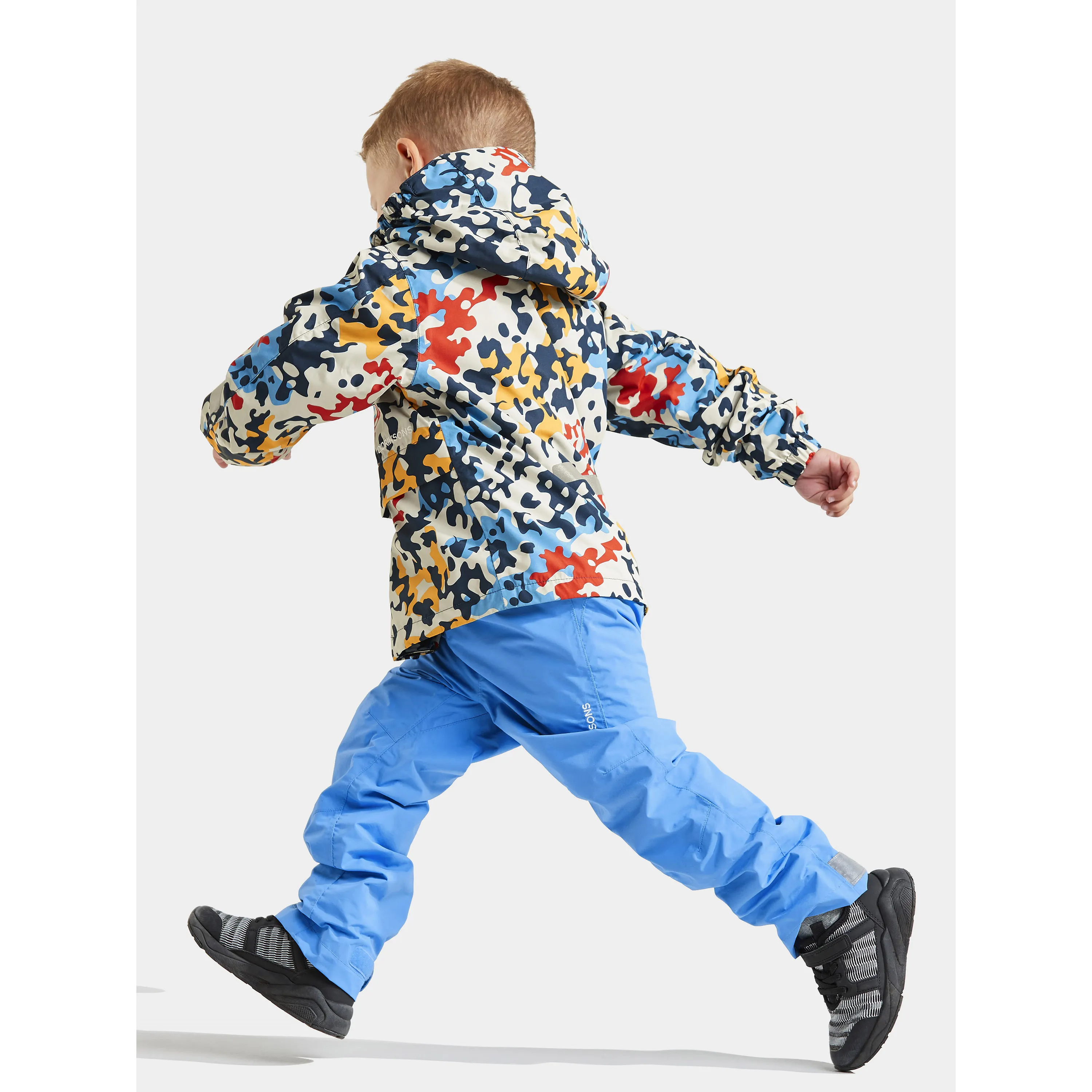 Didriksons Kids' Droppen Printed Jacket 2 Multi Algae | Buy Didriksons Kids' Droppen Printed Jacket 2 Multi Algae here