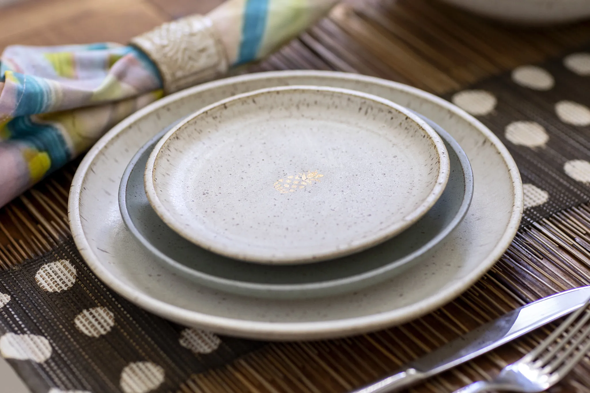 Dinner Plate in Sea Foam