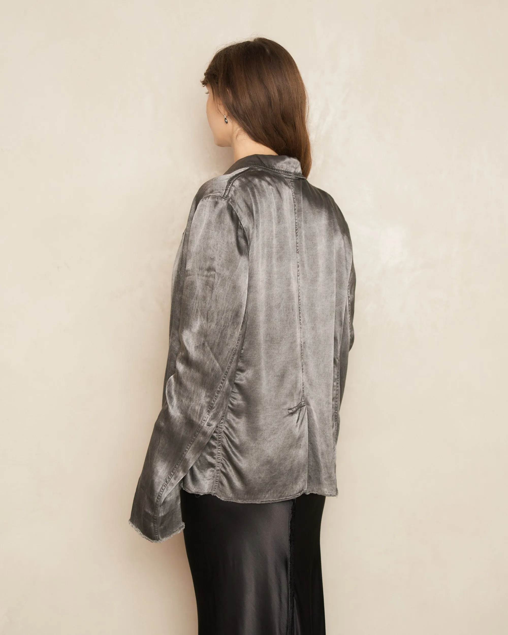 Distressed Grey Roma Jacket