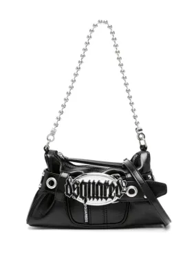 Dsquared2    Dsquared2 Gothic Leather Shoulder Bag