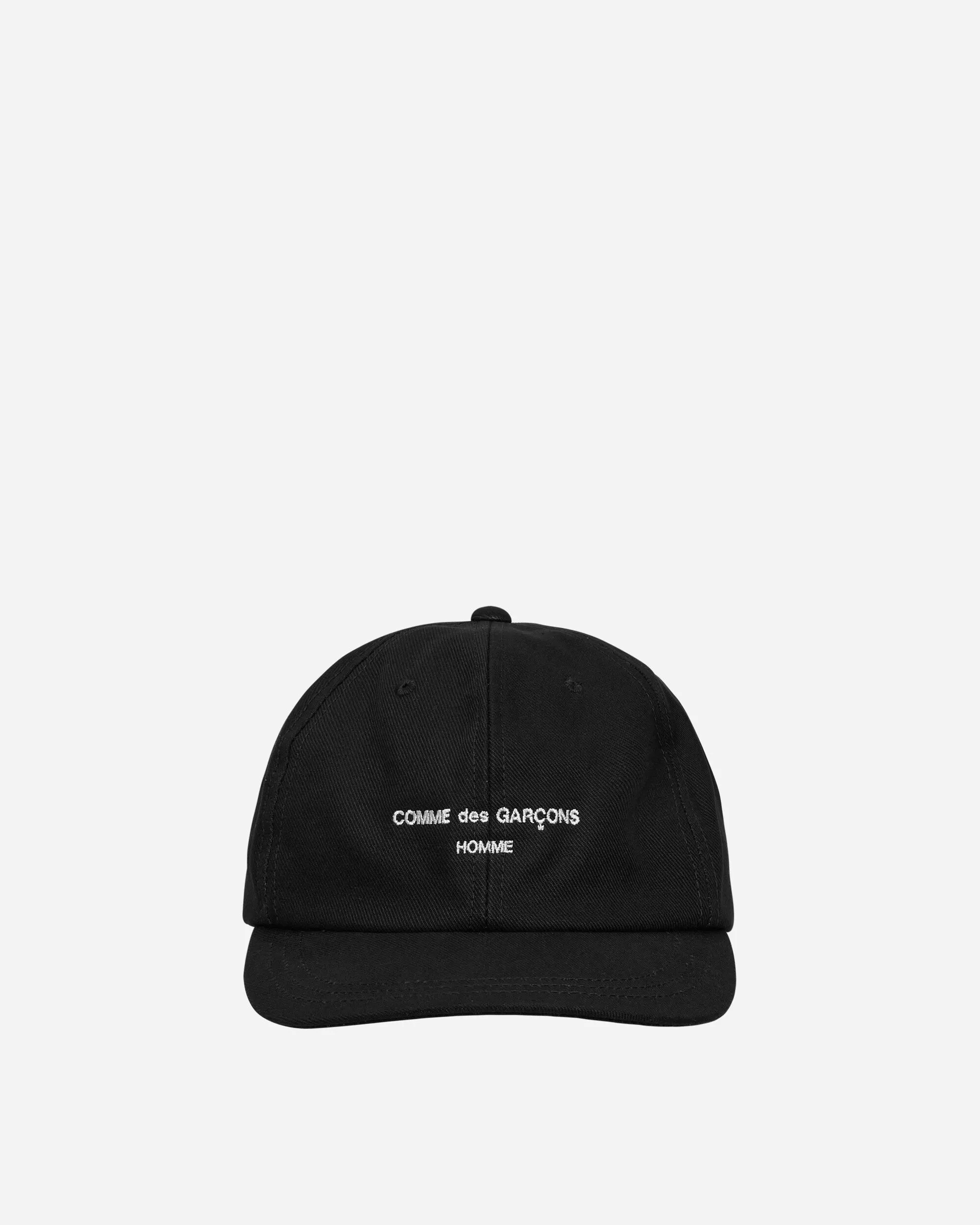 Embroidered Logo Cap Black