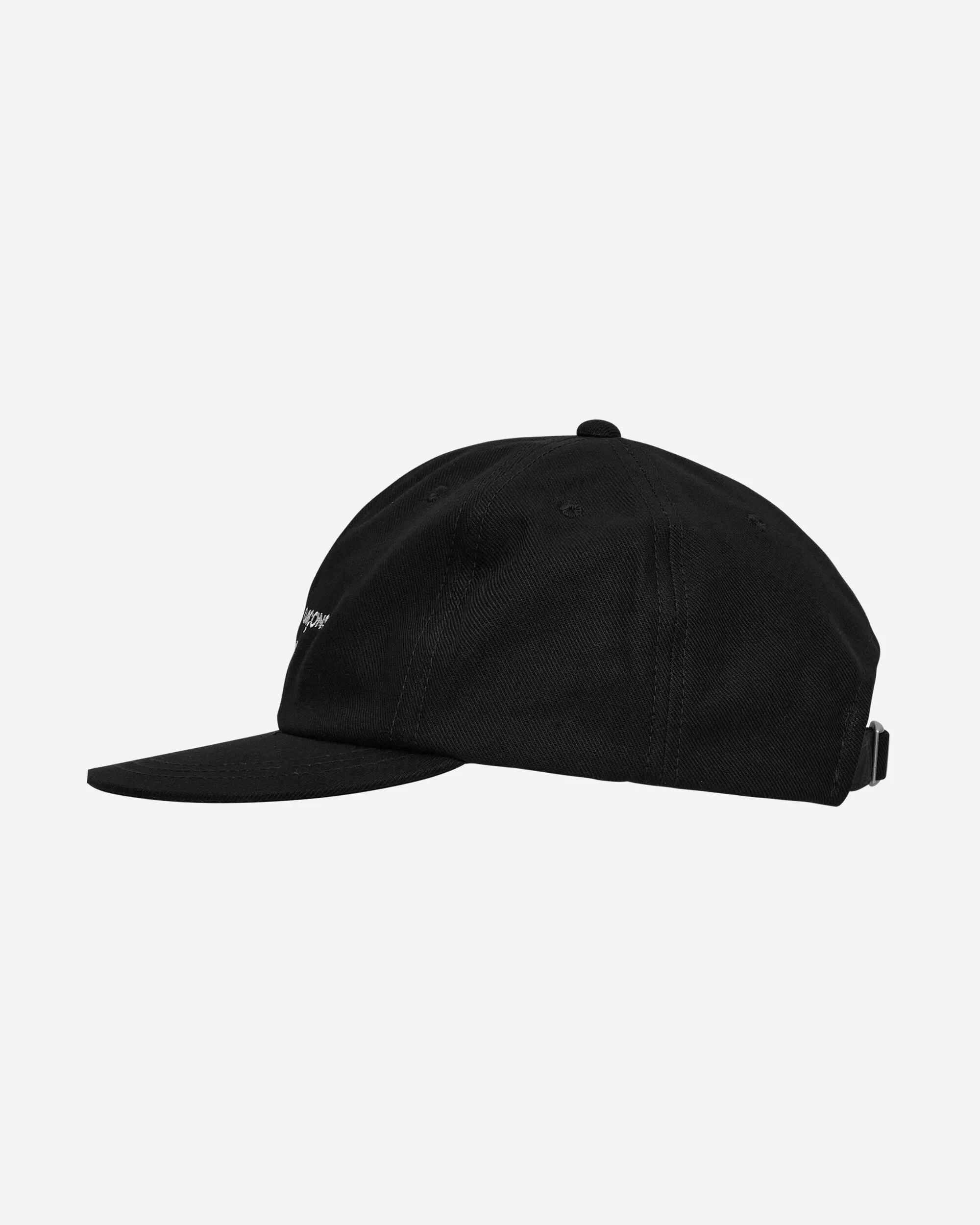 Embroidered Logo Cap Black