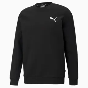 Essentials Small Logo Crew Neck Sweatshirt Men | Puma Black-Cat | PUMA SHOP ALL PUMA | PUMA 