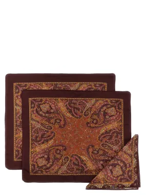 Etro Home    Etro Home Set Of 2 Placemats + Napkins 'Orbea'