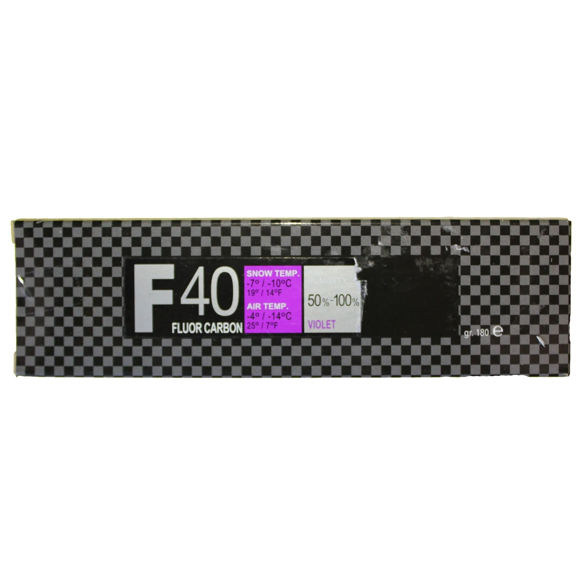 F40 Fluoro Carbon Ski Wax - Violet 180g