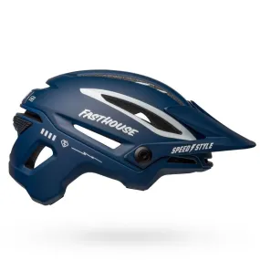 Fasthouse Sixer Helmet - Matte/Gloss Blue/White - Medium