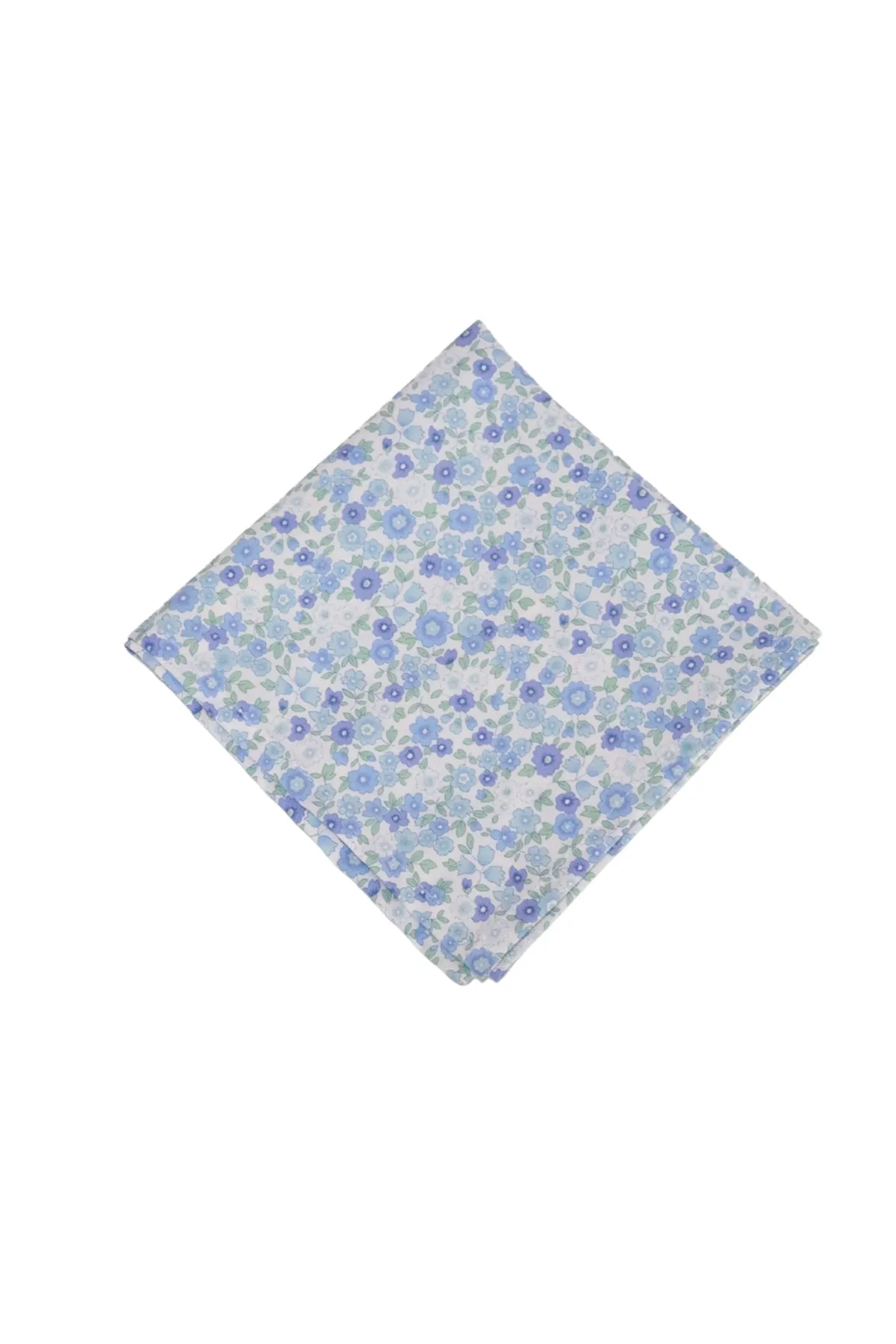 Floral Blue Cotton Napkins