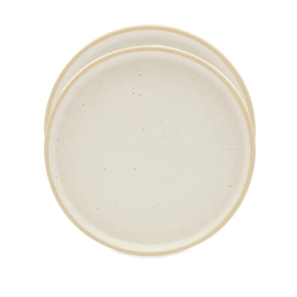 Frama Small Otto Plate - Set Of 2White