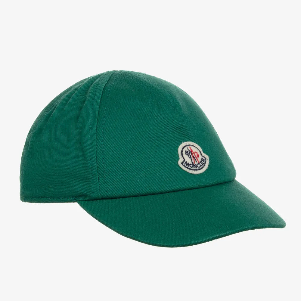 Green Cotton Baseball Cap