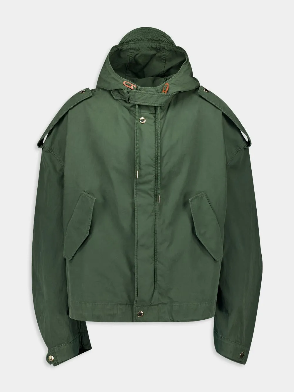 Green Hooded Jacket