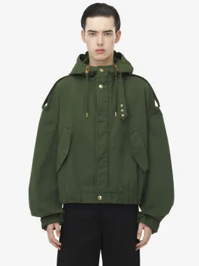 Green Hooded Jacket