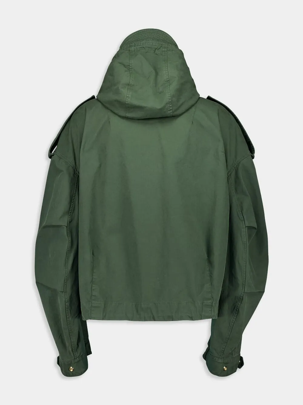 Green Hooded Jacket